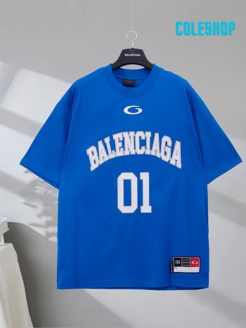 Balenciaga T-shirt nunber 1 blue