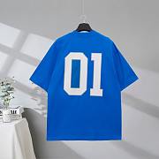 Balenciaga T-shirt nunber 1 blue - 6