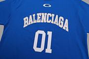 Balenciaga T-shirt nunber 1 blue - 4