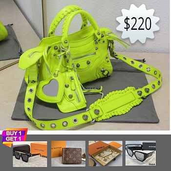 Balenciaga Neo Cagole XS Fluo Yellow 26*13*18 cm