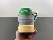 OFF-WHITE Out Of Office OOO Low Tops Light Grey Green OMIA189S24LEA0110555 - 4