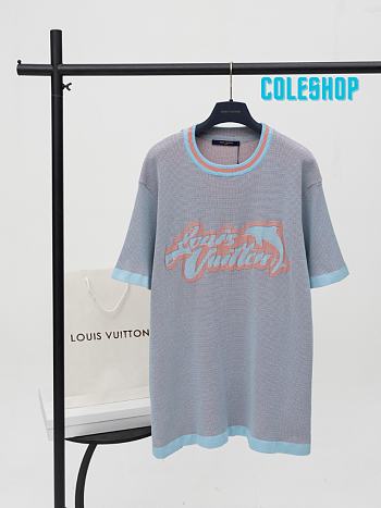 LV new dolphin wool short-sleeved T-shirt