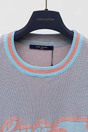 LV new dolphin wool short-sleeved T-shirt - 3