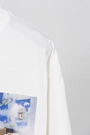 LV Bedroom oil painting graffiti print short-sleeved T-shirt - 6