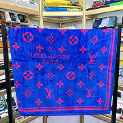 Louis Vuitton Monogram Classic Beach Towel blue Size: 160*90cm - 5