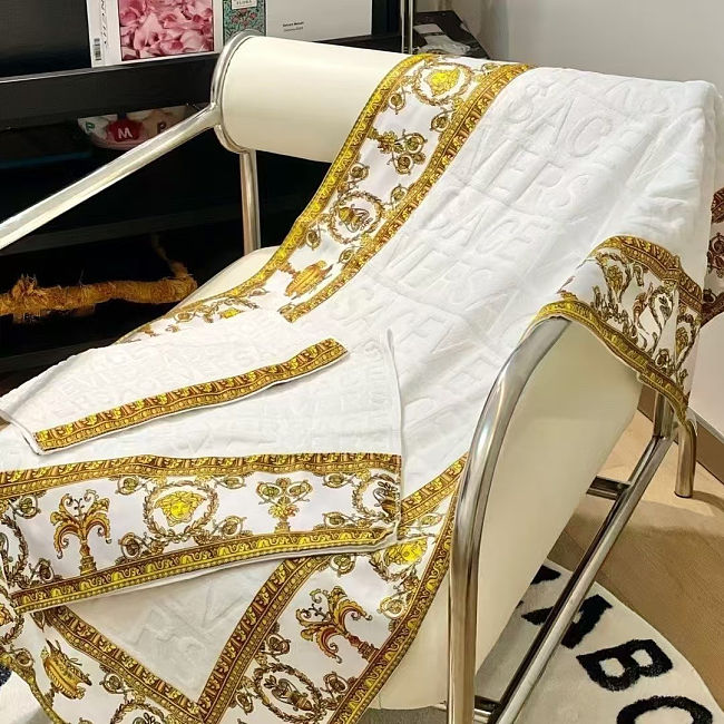  Versace Baroque Beach Towel  three-piece set 160x80cm - 1
