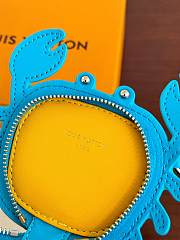 LV blue crab keychain  - 2