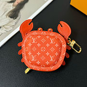 LV red crab keychain - 1