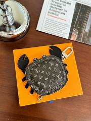 LV brown crab keychain - 1