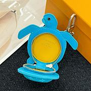 LV Blue turtle keychain - 3