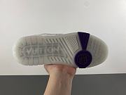  Louis Vuitton LV trainer all white pink  - 6