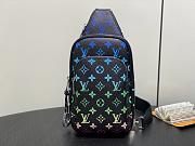 Louis Vuitton Multicolor Iridescent Gradiant Ombre Slingbag 16x33x5.7cm - 1
