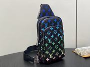 Louis Vuitton Multicolor Iridescent Gradiant Ombre Slingbag 16x33x5.7cm - 6