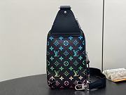 Louis Vuitton Multicolor Iridescent Gradiant Ombre Slingbag 16x33x5.7cm - 3