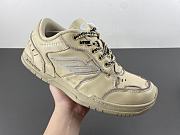 Balenciaga Men’s Hamptons Worn-out Sneaker in Cream - 2