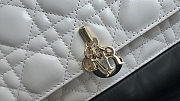 Dior Mini Bag Latte Cannage Lambskin 21x11.5x4.5 cm - 4