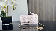Dior Mini Bag Latte Cannage Lambskin 21x11.5x4.5 cm - 3