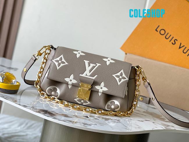 LV Multi Pochette beige brown crossbody bag with designer pattern 24*14*9CM - 1