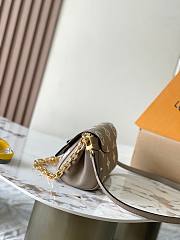 LV Multi Pochette beige brown crossbody bag with designer pattern 24*14*9CM - 2