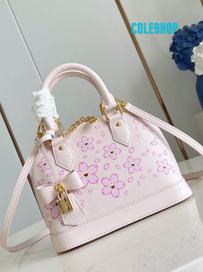 Louis Vuitton x Takashi Murakami Cherry Blossom Alma BB pink size 23.5x17.5x11.5 cm - 1