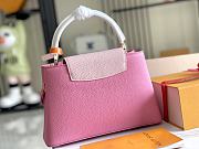 Louis Vuitton Capucines bag dark pink 31.5x20x11 cm - 6