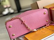 Louis Vuitton Capucines bag dark pink 31.5x20x11 cm - 4