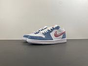 Air Jordan 1 Low SE Denim Sequin (GS) HQ2001-400 - 1
