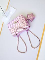 Chanel Mirror Calfskin Mini Flap Bag With Star Coin Purse size 18.5x23.5x8.5 cm - 3
