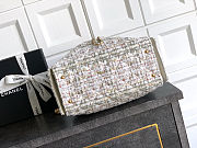 Chanel 25 Hobo bag white 20x 22x12.5cm - 6