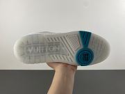 Louis Vuitton LV Trainer Sneaker in White with Blue & Purple Accents - 5