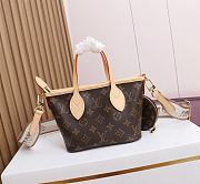 Louis Vuitton Monogram Canvas Neverfull BB Bag 24x9x14 cm - 3
