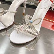 Margot Crystal White Platform Sandal 9.5cm - 2