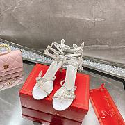 Margot Crystal White Platform Sandal 9.5cm - 3