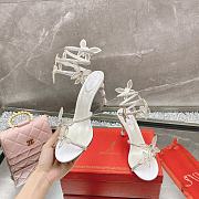 Margot Crystal White Platform Sandal 9.5cm - 6