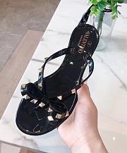 Vaentino jelly bow sandal black - 5