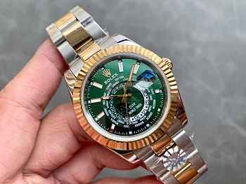 Rolex Sky-Dweller with the blue dial